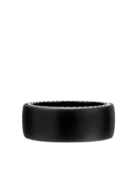 David Yurman Streamline band ring (9mm) Black R05997MTB