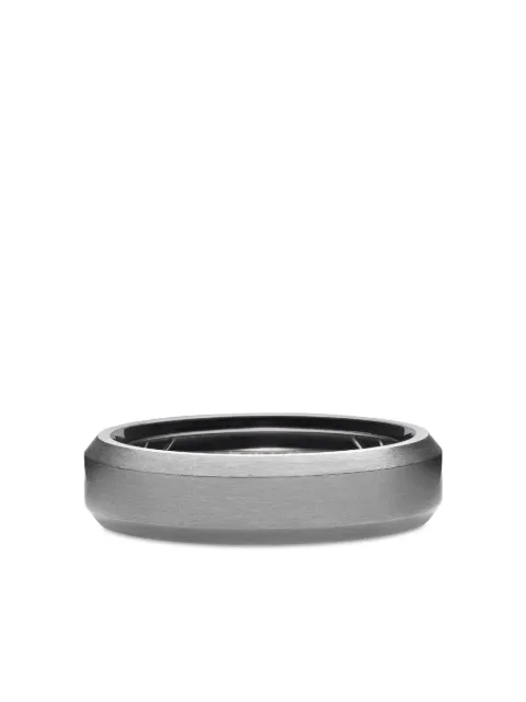 David Yurman Beveled band ring (6mm) Silver R15792MTT