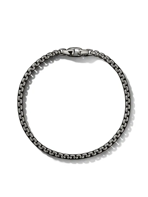 David Yurman sterling silver Box Chain bracelet (4mm) Silver BC0100MSS
