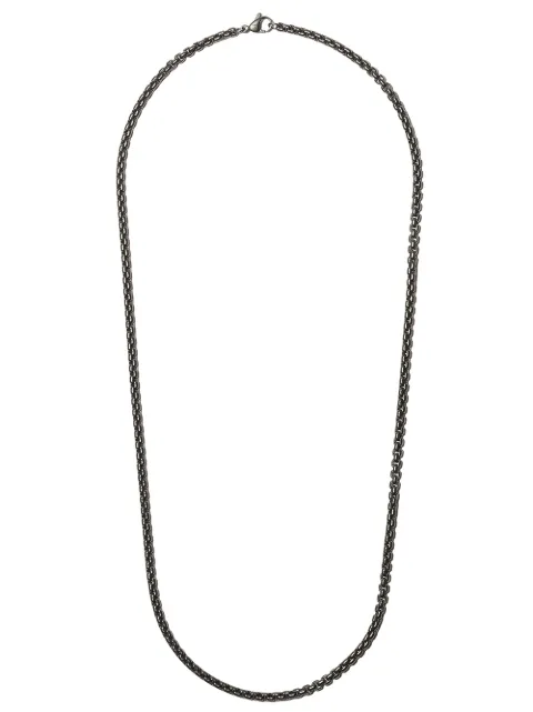 David Yurman stainless steel Box Chain necklace (4mm) Metallic CH0365MSX26