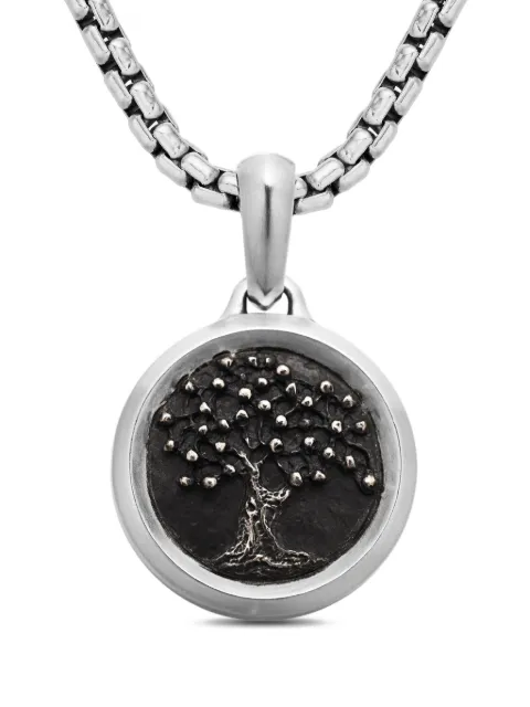 David Yurman sterling silver Tree of Life amulet (22.8mm) Silver D15968MZS