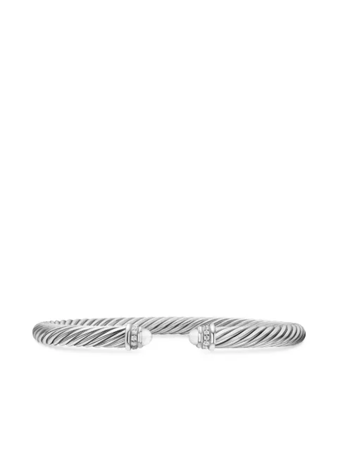David Yurman sterling silver Classic Cable diamond bracelet (5mm) Silver B03934SSDPEDI