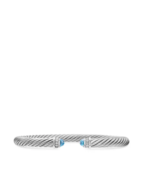 David Yurman sterling silver Classic Cable diamond bracelet (5mm) Silver B03934SSABTDI