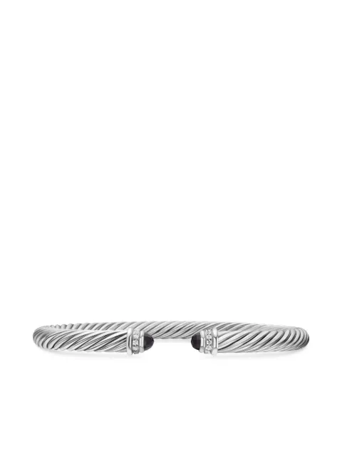 David Yurman sterling silver Classic Cable diamond bracelet (5mm) Silver B03934SSABODI