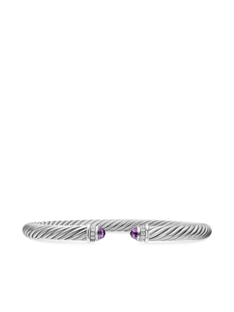 David Yurman sterling silver Classic Cable diamond bracelet (5mm) Silver B03934SSAAMDI