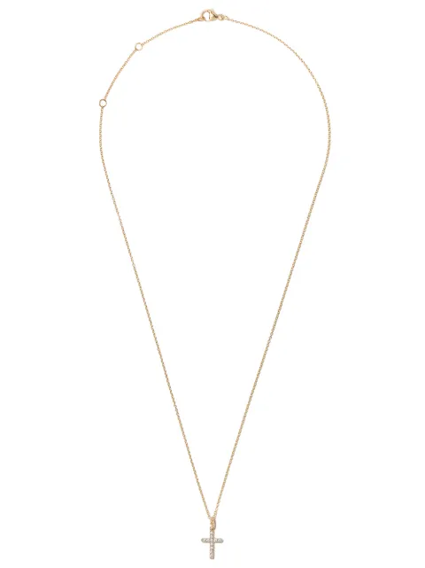 David Yurman 18kt yellow gold Cable Collectibles Cross diamond necklace Gold N0878888ADI