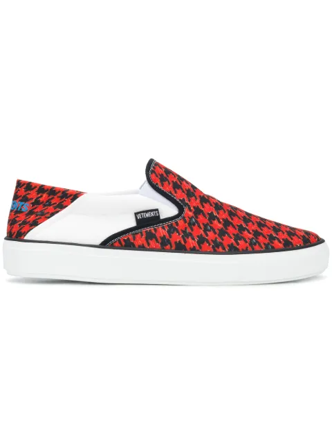 VETEMENTS Babouche slip-on sneakers Red VTVNS2