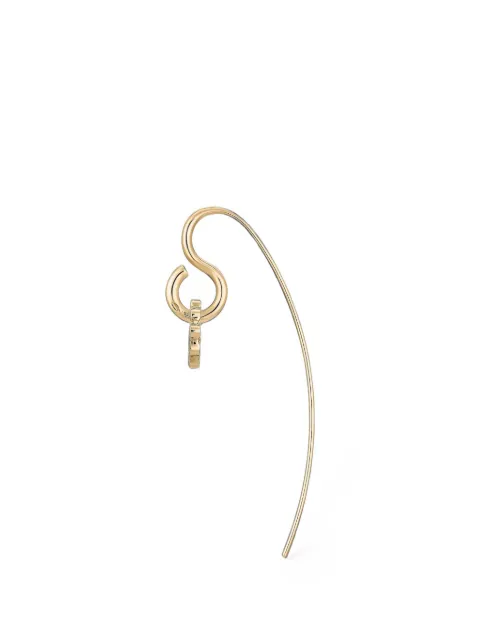 Charlotte Chesnais 18kt yellow gold Swing Unit diamond single earring Metallic FJBO004DIA