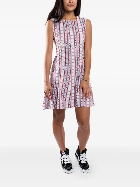 Carven striped sleeveless flared dress Multicolour 3158R3062