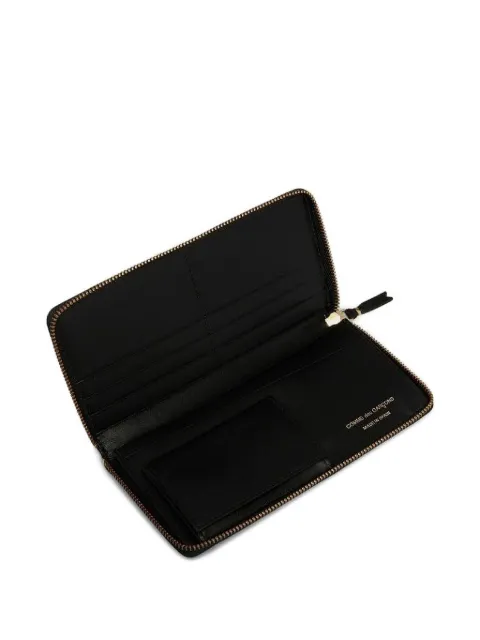 Comme Des Garçons Wallet zip-around leather wallet Black SA0110