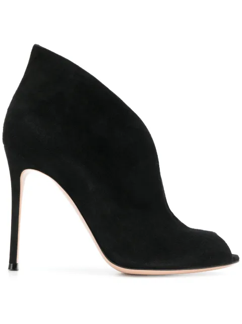 Gianvito Rossi 105mm Vamp ankle boots Black G5326015RICCAS