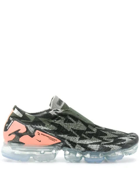 Nike VaporMax Moc 2 Flyknit "Acronym - Sail/Cargo Khaki" sneakers Green AQ0996