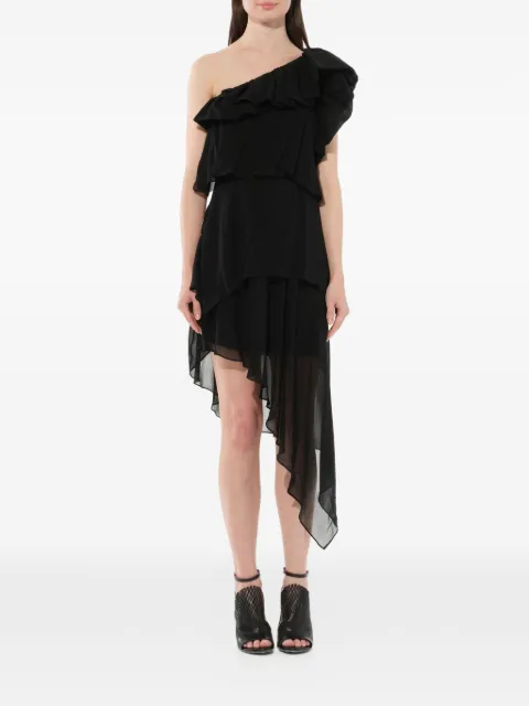 Givenchy one-shoulder asymmetric dress Black BW206F10F6