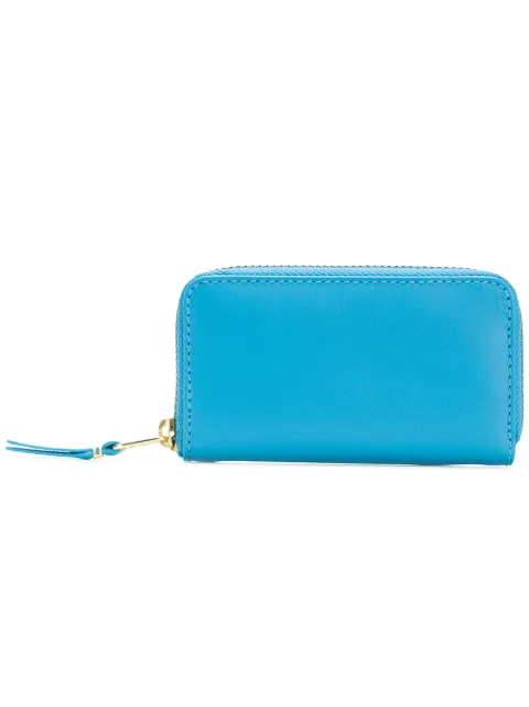 Comme Des Garçons Wallet zip-around leather wallet Blue SA410X