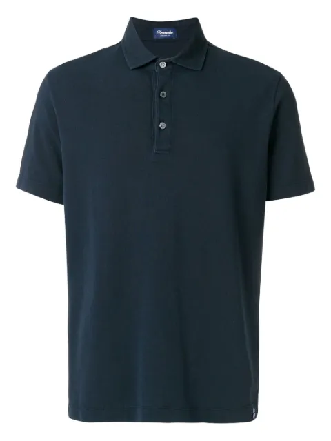 Drumohr cotton polo shirt Blue DTS202