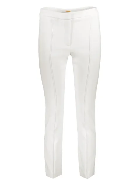 Adam Lippes cropped-length stovepipe trousers White AL501DY