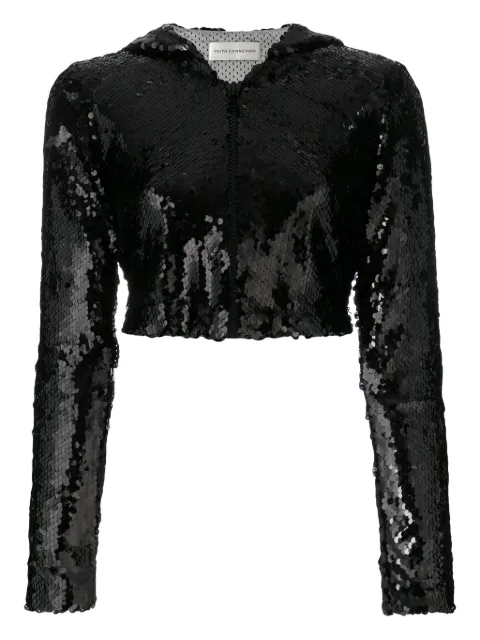 Faith Connexion sequin-embellishment jacket Black 3352J00011