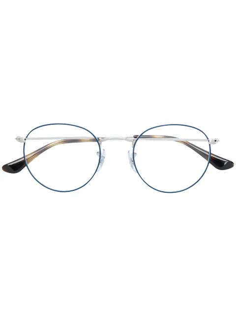 Ray-Ban round framed glasses Blue RB3447V