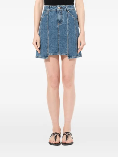 Alexander McQueen Denim Mini skirt Blue 517863QKM09