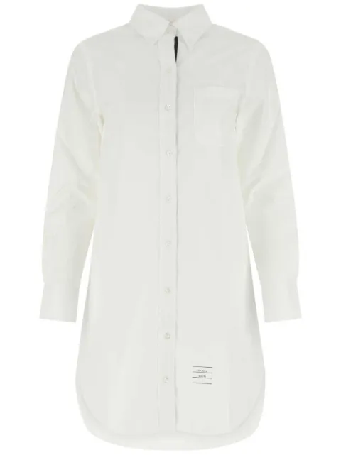 Thom Browne poplin shirt dress White FDS002E03113