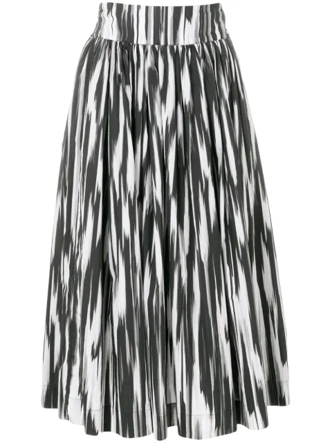 Woolrich printed full skirt Black WWGON0332PO90