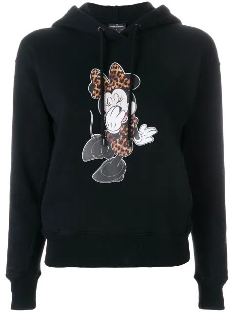 COUNTY OF MILAN Leopard Minnie hoodie Black CWBB019S186302591088