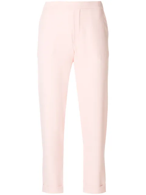 P.A.R.O.S.H. turn up hem trousers Pink PANTERYD230162X