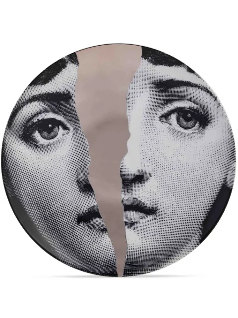 Fornasetti Tema e Variazoni N.10 wall plate Grey PTVW010