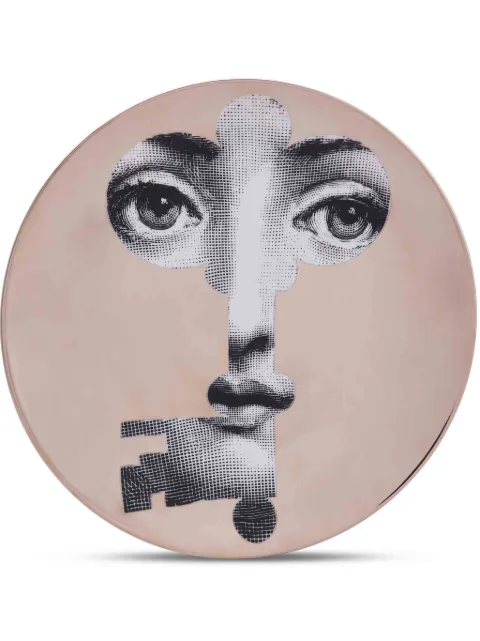 Fornasetti key face wall plate (24cm) Grey PTVW047