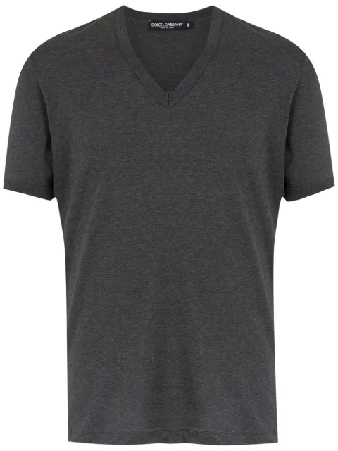 Dolce & Gabbana v-neck T-shirt Grey G8HL7TFU7EQ