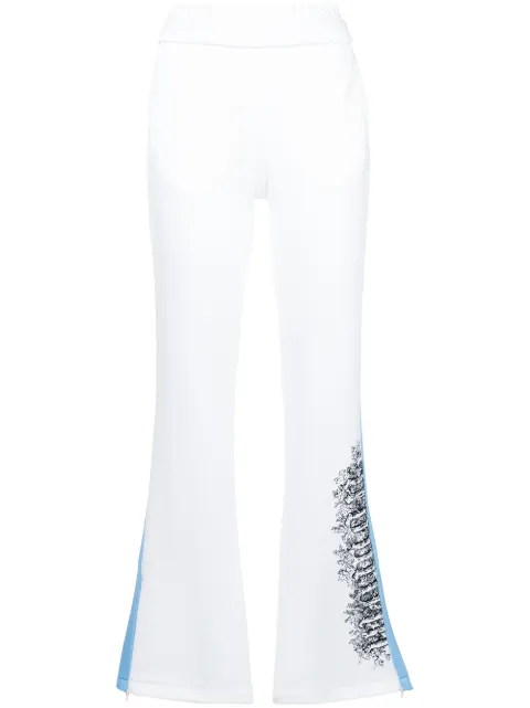 Off-White stripe detail track pants White OWCA057S189201330110