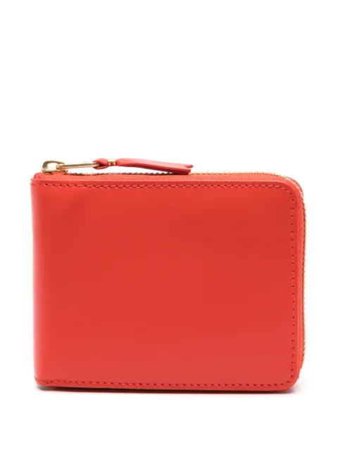 Comme Des Garçons Wallet zip-around leather wallet Orange SA7100