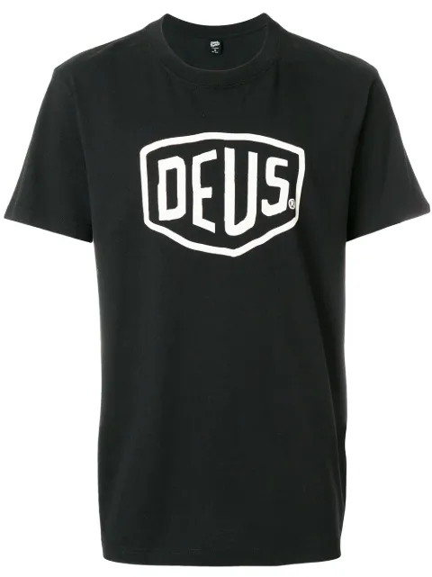 Deus Ex Machina oversized logo T-shirt Black TDMW41808EBLK