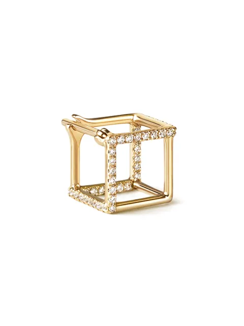 Shihara Diamond Square Earring 7 (03) Metallic 03303EY070