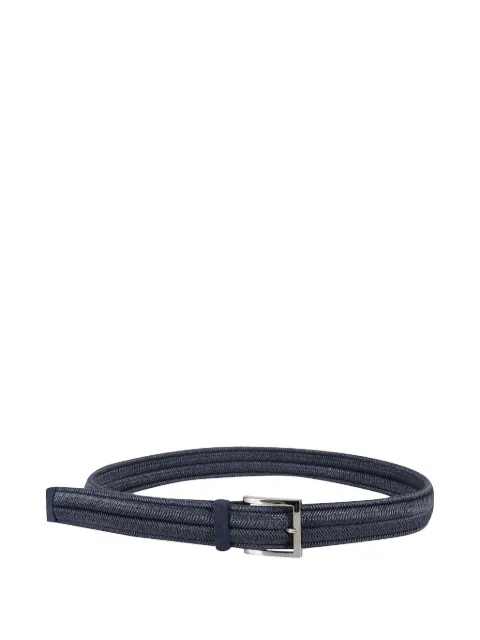 Orciani linen belt Blue U07369ROP