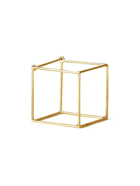 Shihara Square Earring 20 Metallic 00220EY200