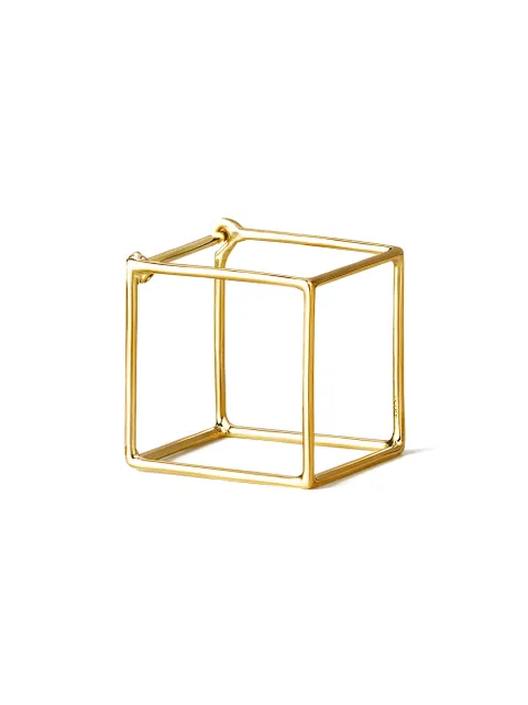 Shihara Square Earring 15 Metallic 00215EY000