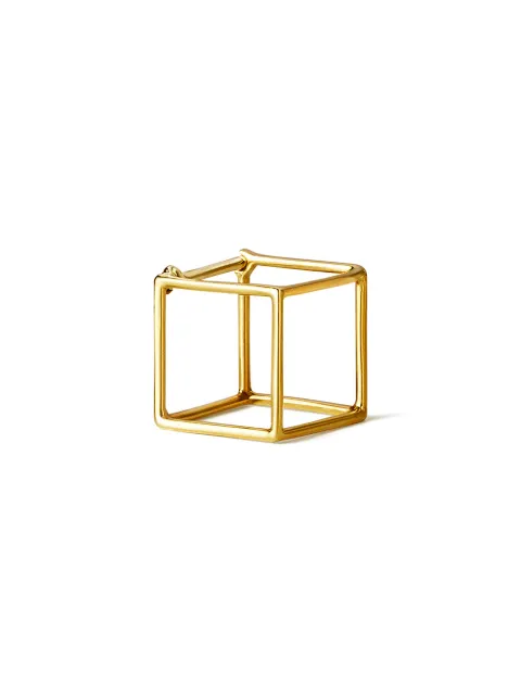 Shihara Square Earring 10 Metallic 00210EY100