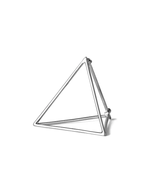 Shihara Triangle Earring 25 Metallic 00125EW250