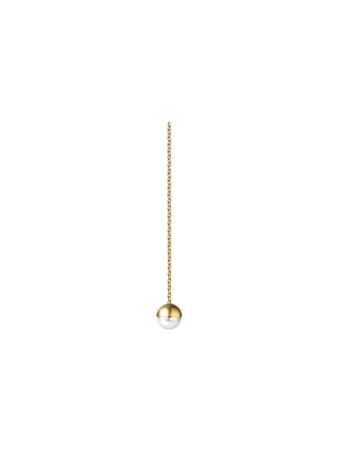 Shihara Half Pearl Chain Earring 0° Metallic 00510EY000