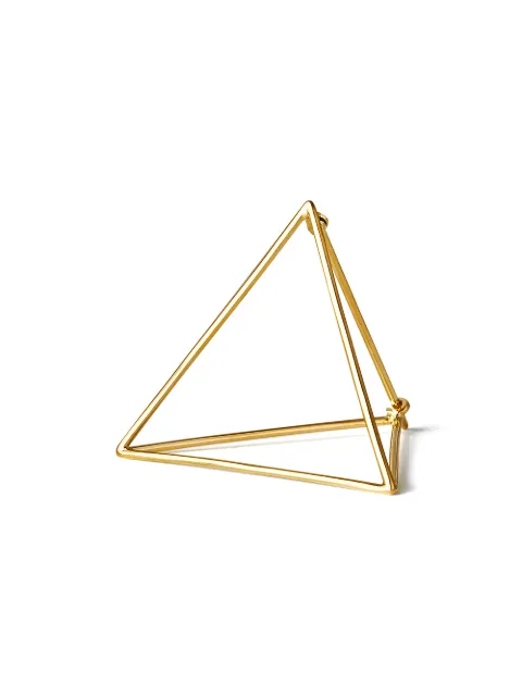 Shihara Triangle Earring 30 Metallic 00130EY300