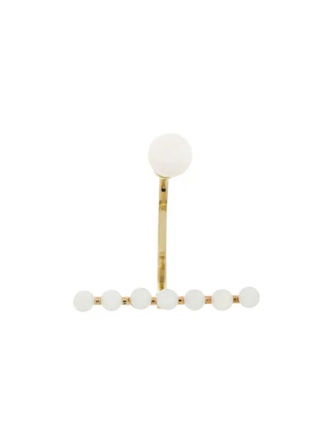 Delfina Delettrez 9kt yellow gold Gold Vein earring Metallic GLV5001L