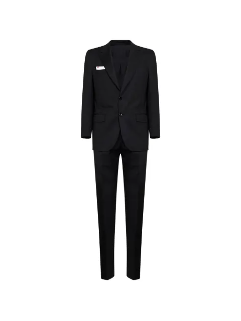 Kiton single breasted suit Black UA862K01024