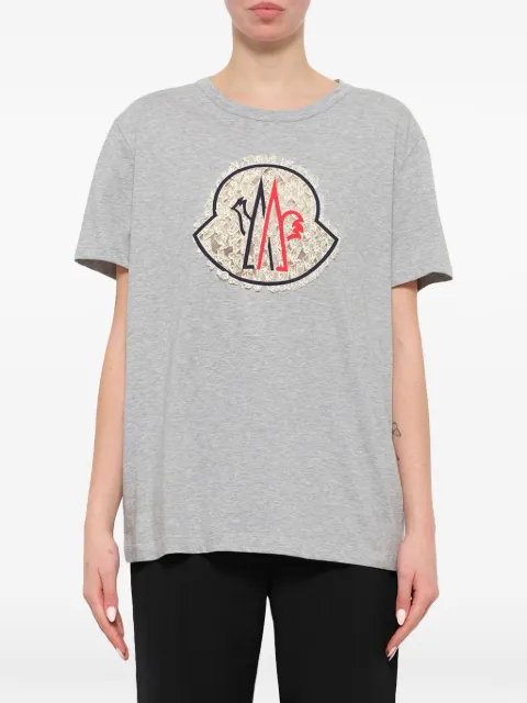 Moncler crew neck short-sleeve T-shirt Grey 8086600829D4