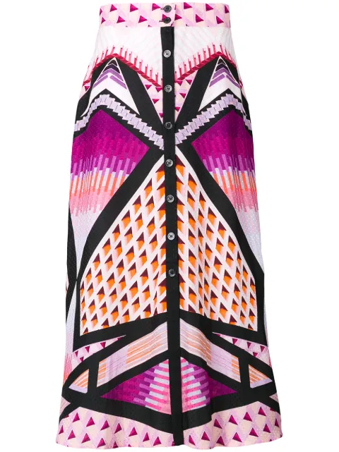 Temperley London Sunrise skirt 18UUBS52551LILAC