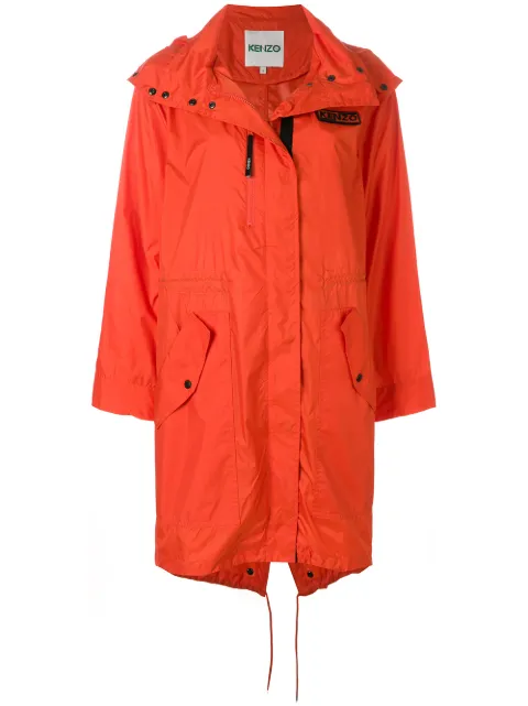Kenzo oversized rain coat Yellow F852OU032560