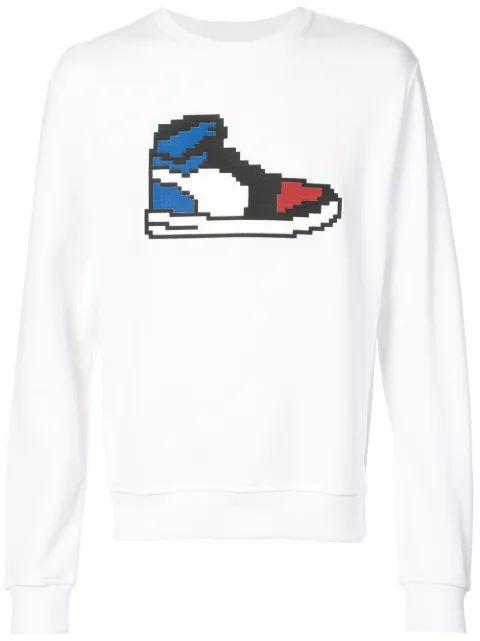 Mostly Heard Rarely Seen 8-Bit Americano sneaker sweatshirt White MHEB02AHK01