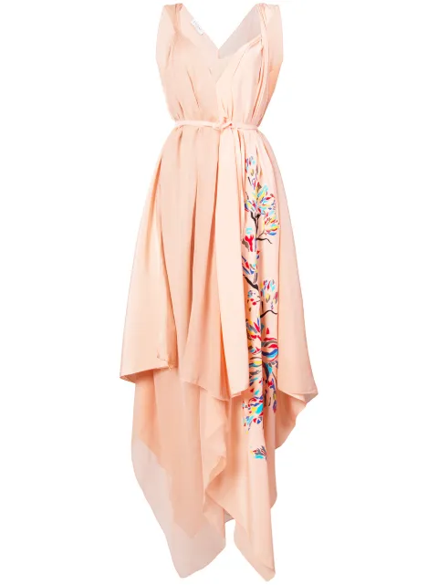 Vionnet handkerchief hem dress Pink ABVAP18001T1323