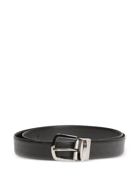 Emporio Armani logo embossed belt Black Y4S074YKL2J