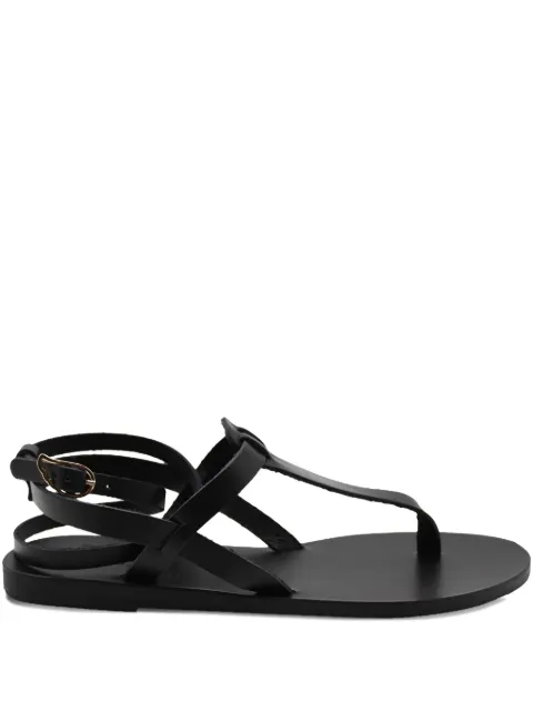 Ancient Greek Sandals Estia sandals Black ESTIAVACHETTA